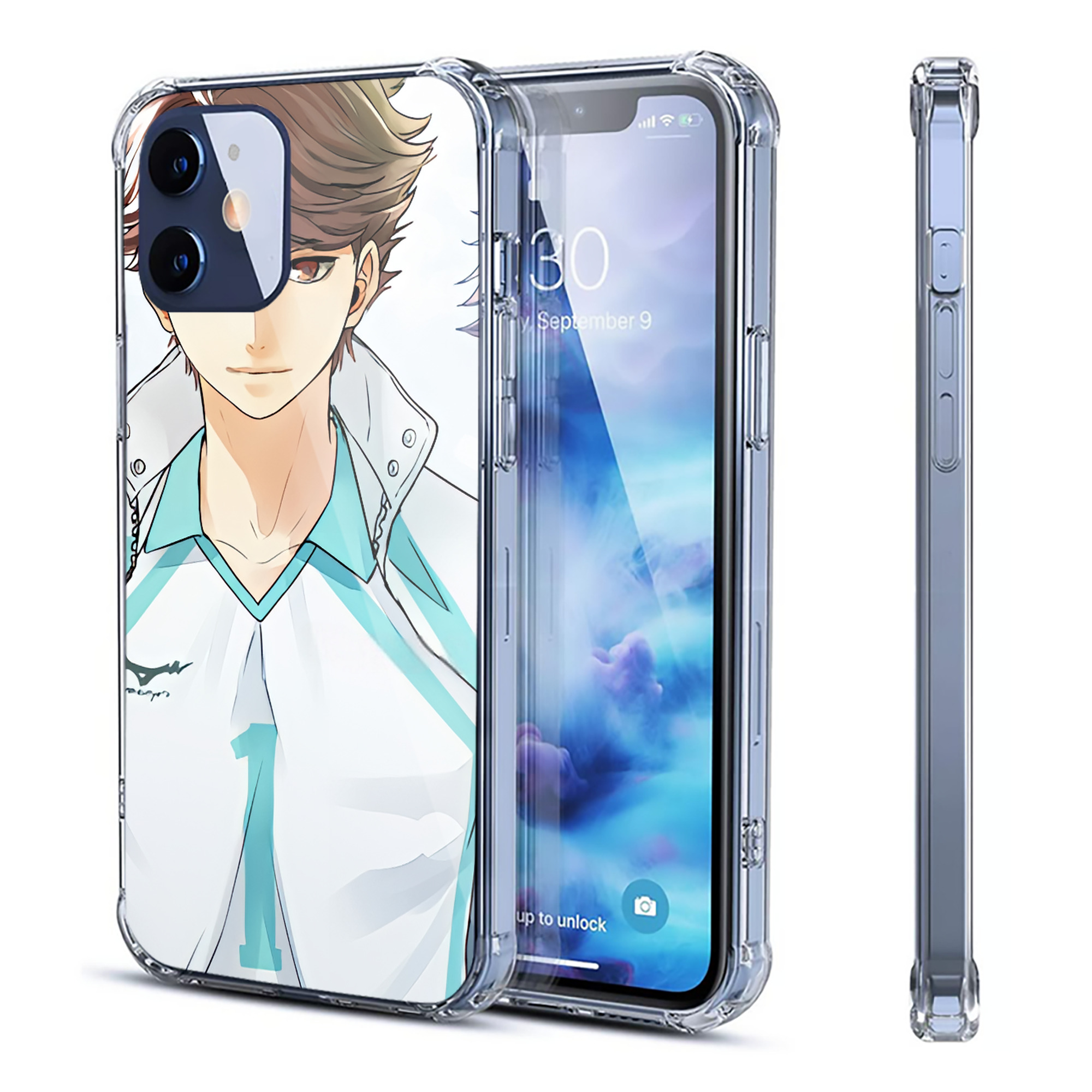 （画像用） ハイキュー!! Haikyu!! 【iPhone 12シリーズ対応】透明スマホケース（クリアソフトケース）